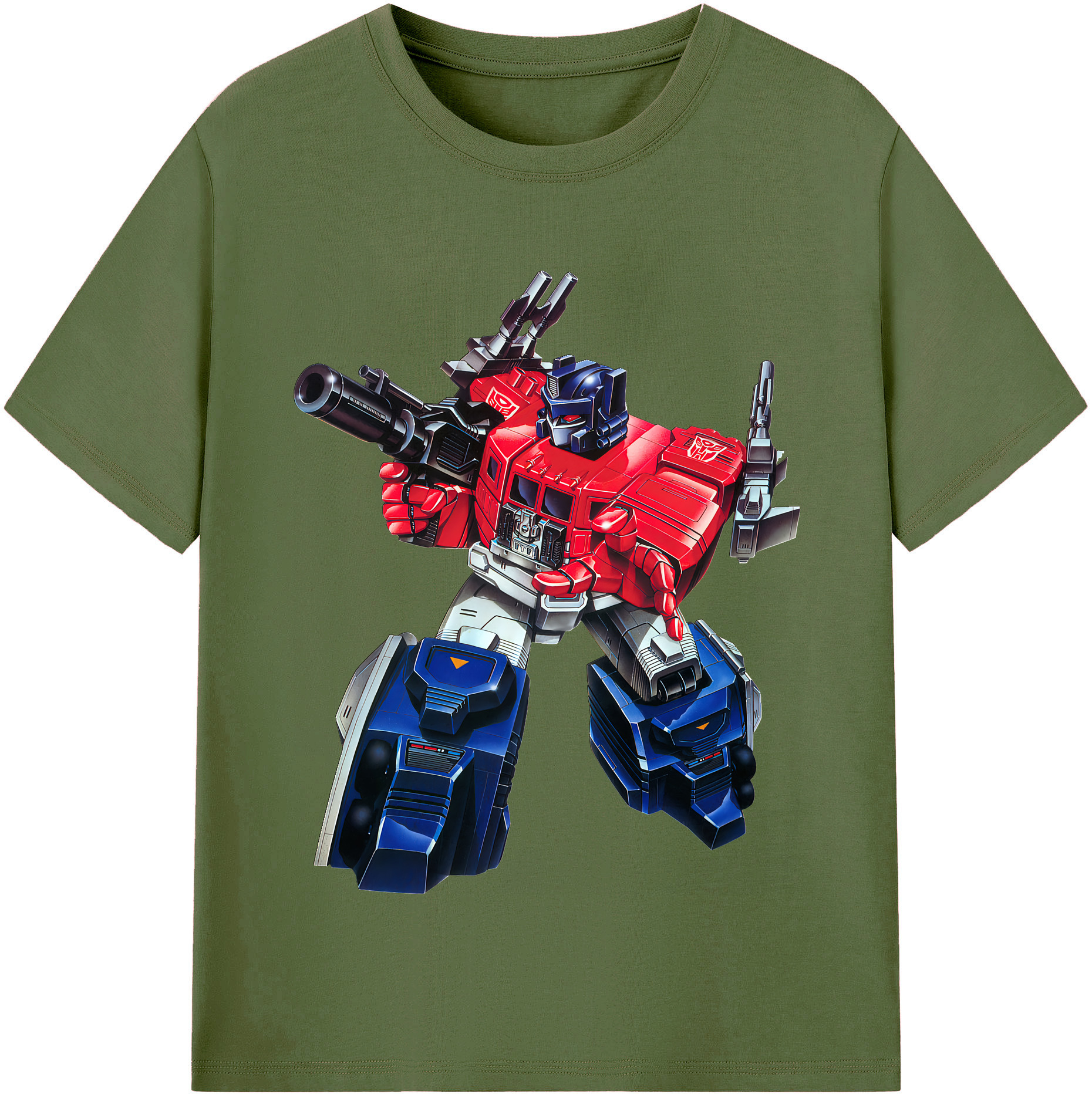 （画像用） Transformers トランスフォーマー 綿100％半袖Tシャツ（フロントプリント）